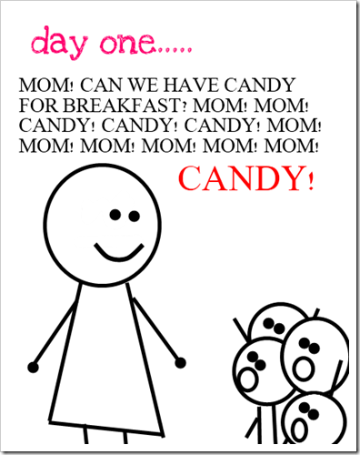 candy and more candy and more